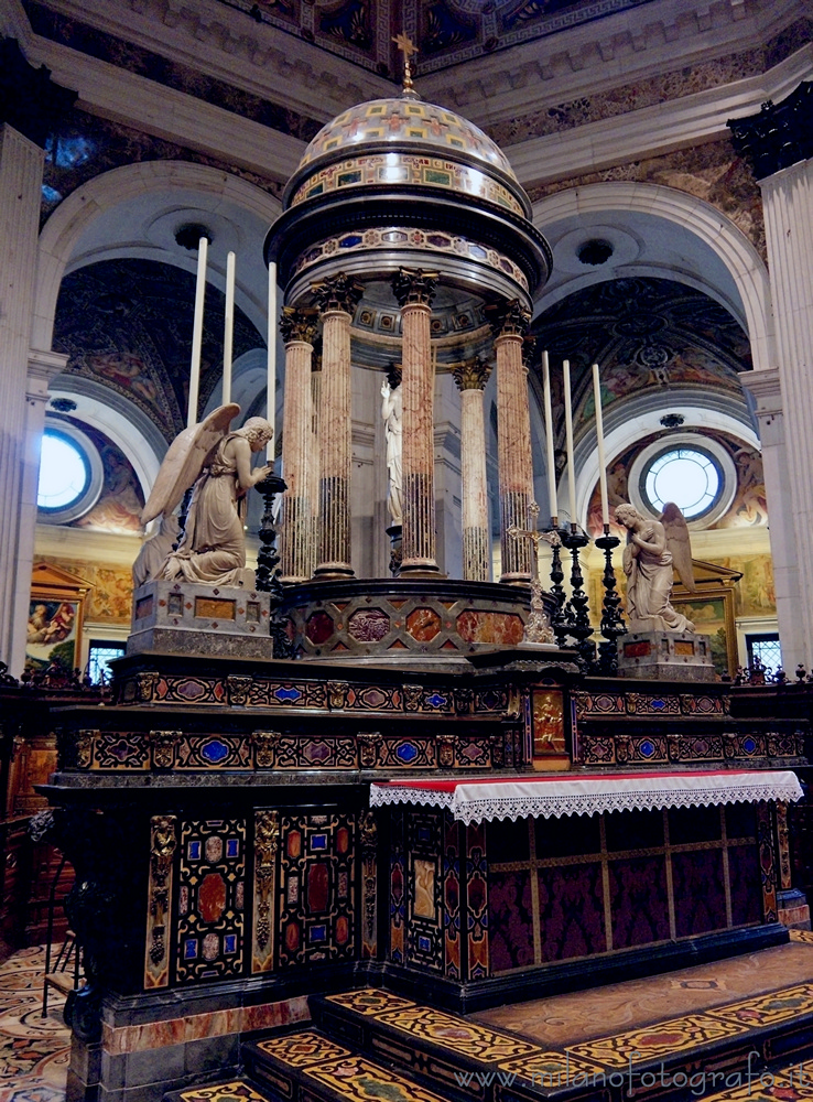 Milan (Italy) - Main altar of the Church of Santa Maria dei Miracoli